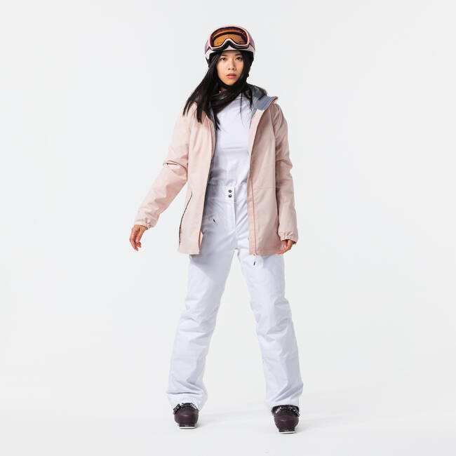 Women Winter Jacket for Skiing - Pink -8°C