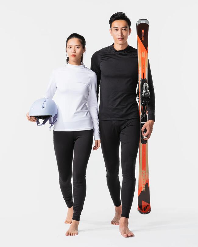 Men's Ski Base Layer Bottoms - BL 500 - Black WEDZE