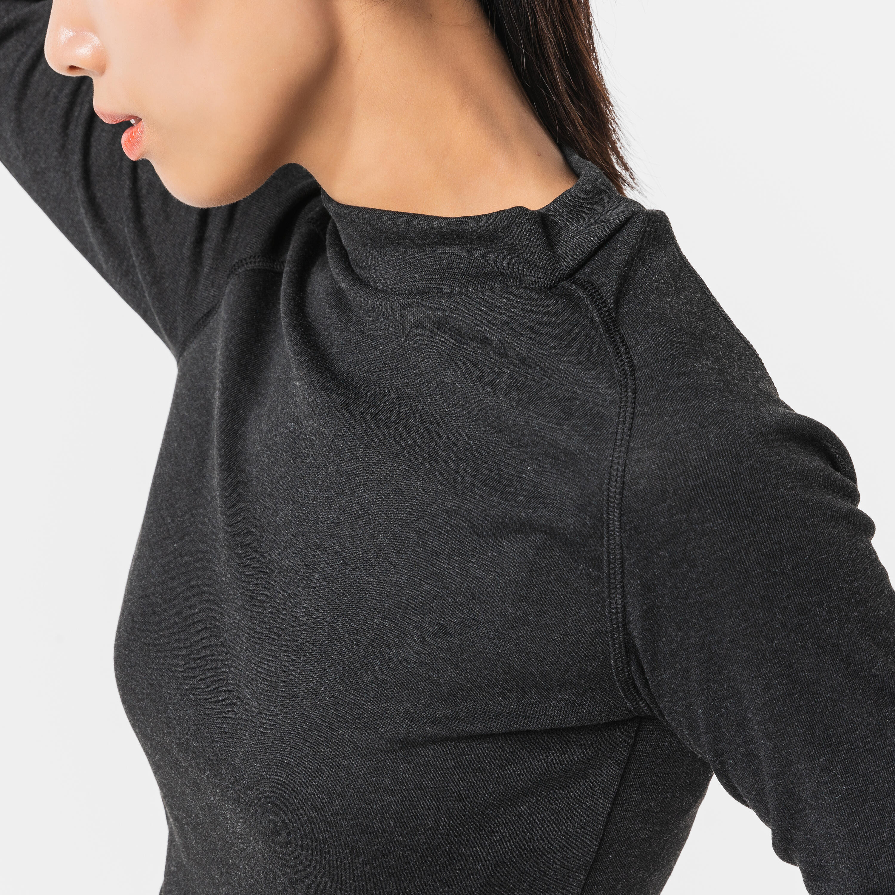Camiseta térmica interior de esquí y nieve Mujer Wedze Ski BL100 6/12
