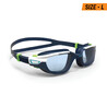 Swimming Goggles Size L Clear Lenses Spirit White Blue