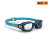 Kids Swimming Goggles UV Protection Anti Fogging Clear Lenses Soft 100 Blue