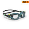Kids Swimming Goggles UV Protection Anti Fogging Clear Lenses Spirit Black Blue