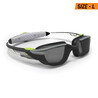 Swimming Goggles Size L Smoked Lenses TURN Black Grey Yellow