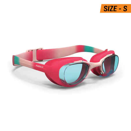 Gafas de natación ajustables para Niños Nabaiji Xbase 100 print rosa