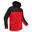 男款航海保暖外套 300 - 黑色／紅色