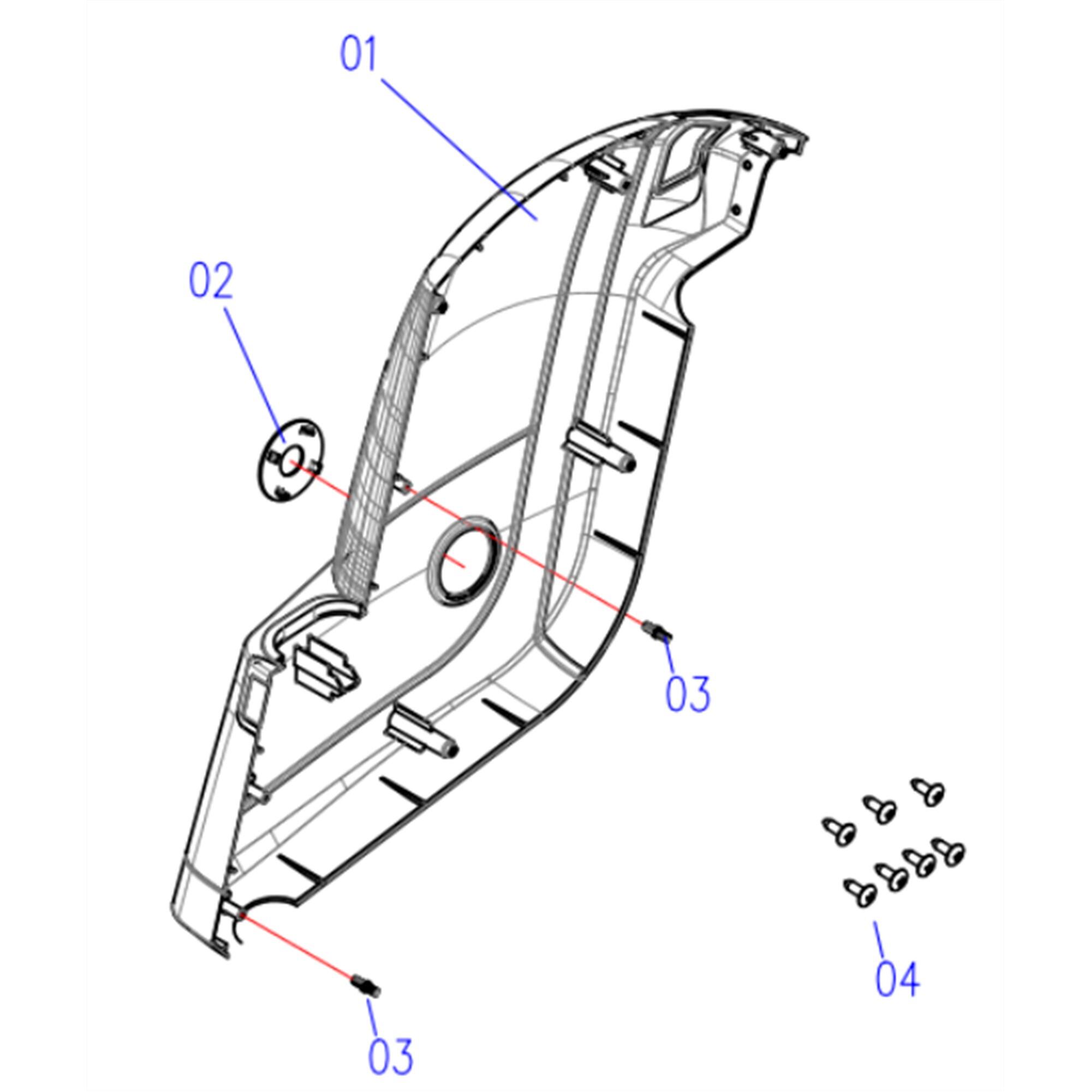 EB Fold straight housing