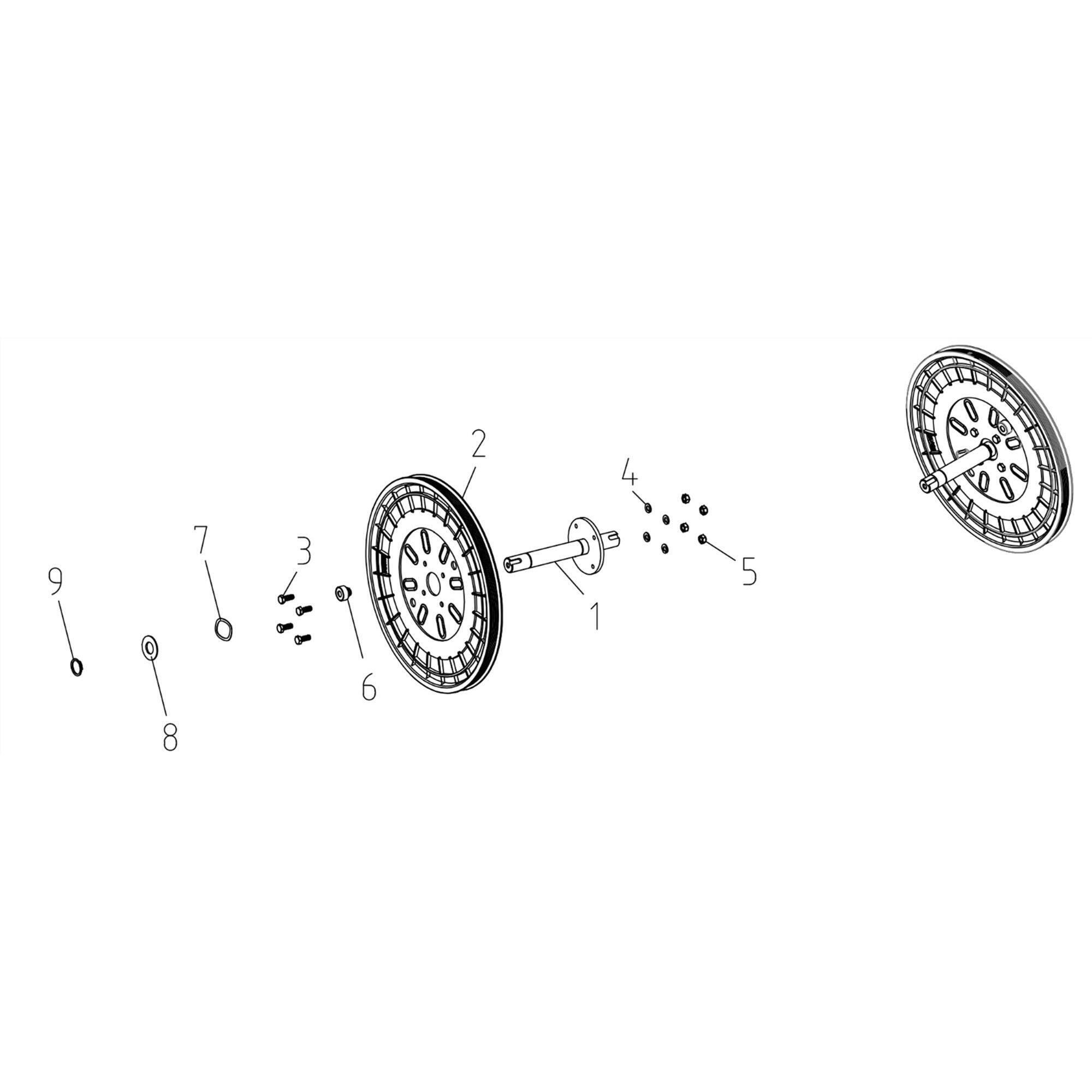 STANDARD CRANKSET AXLE