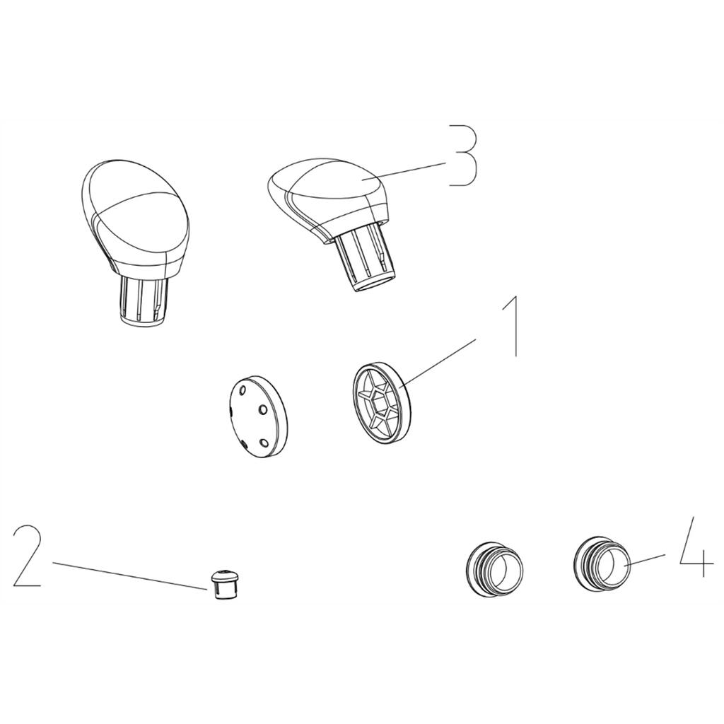 Plastic End Caps Kit