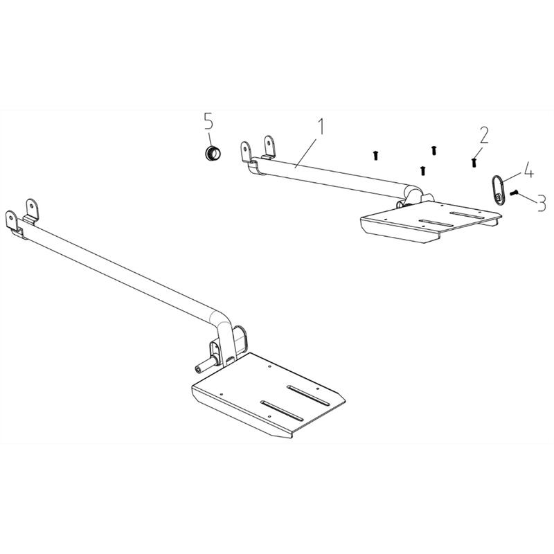 EL700 - Pedalarm rechts 