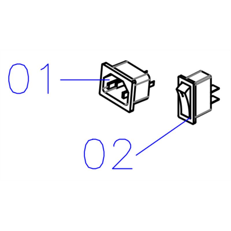 EL900 Zwischenschalter und Netzstecker