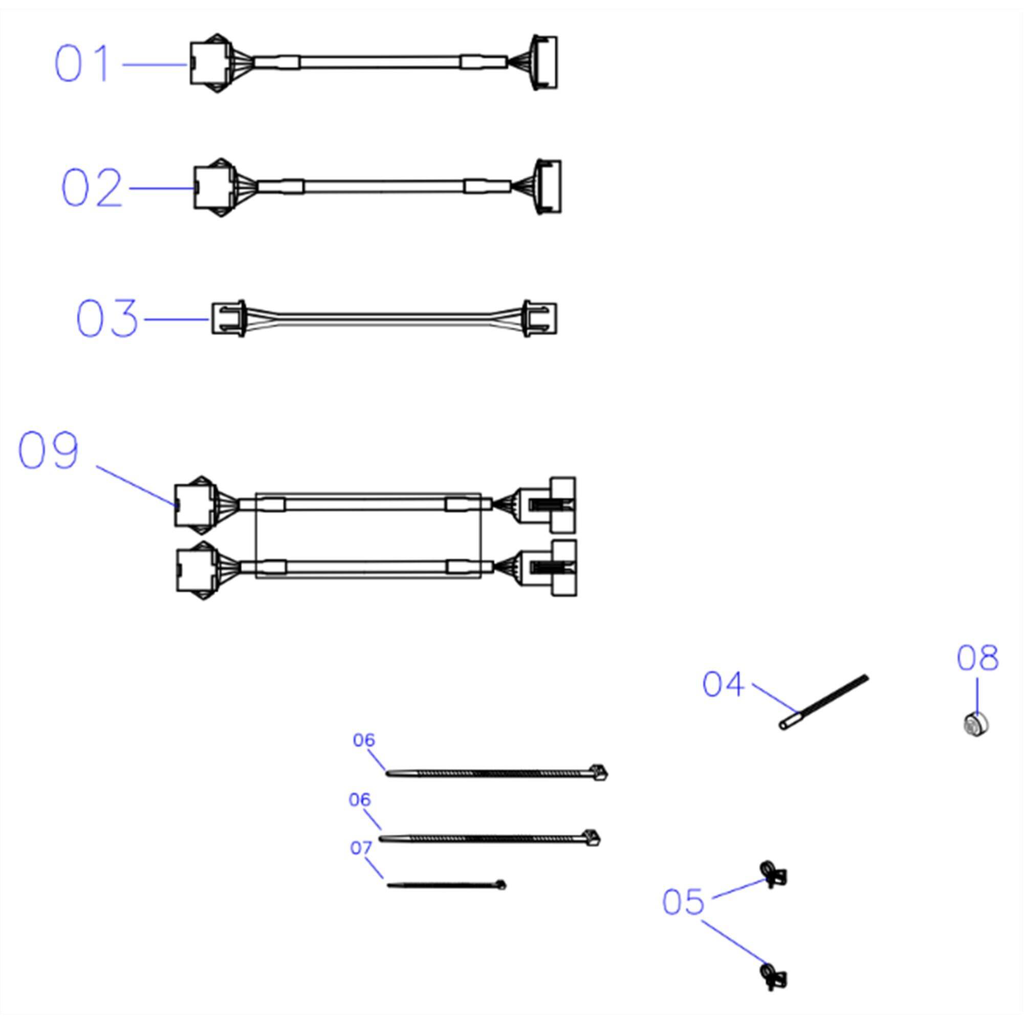 Console & Motor Cables Kit -  3