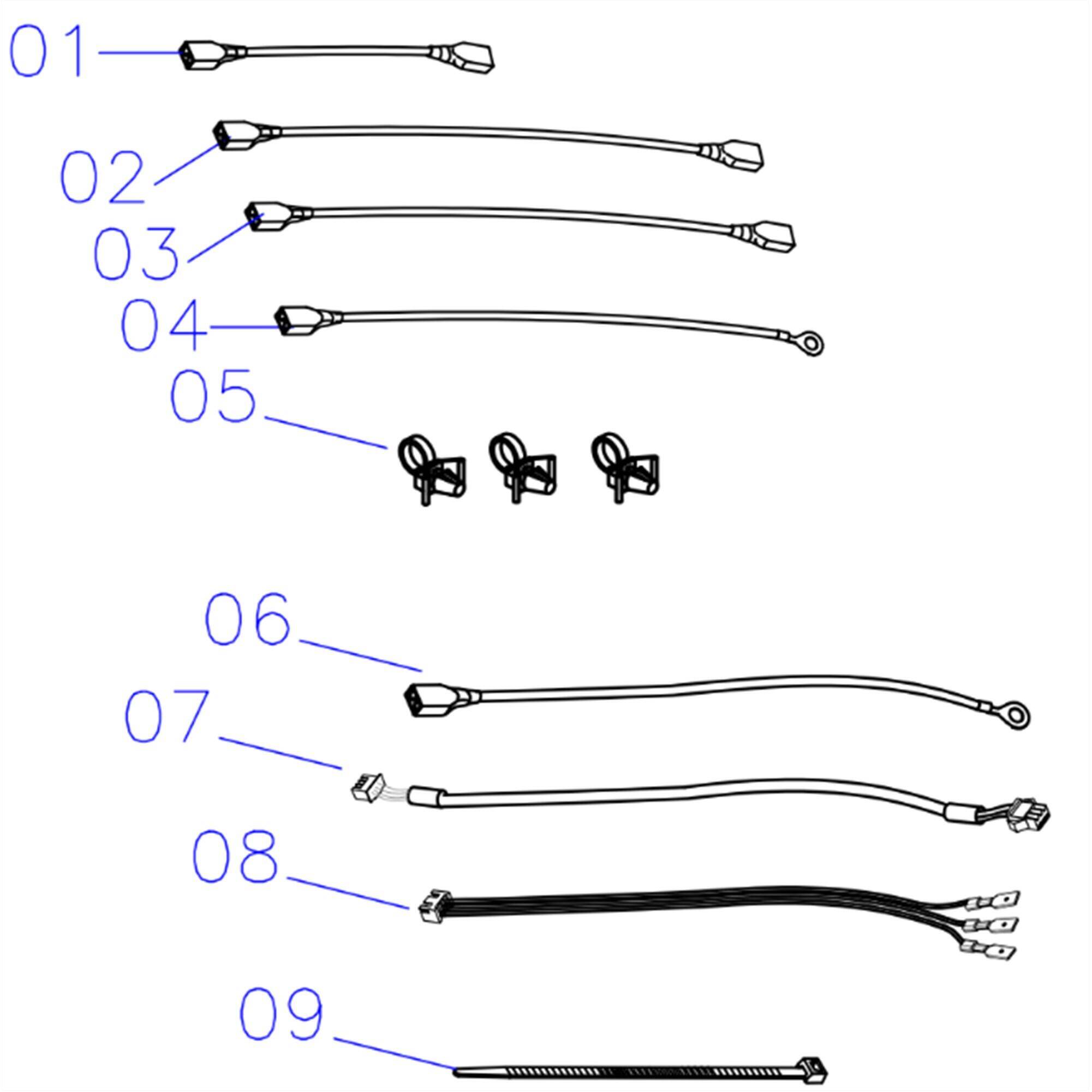 Power Cables Kit -  3