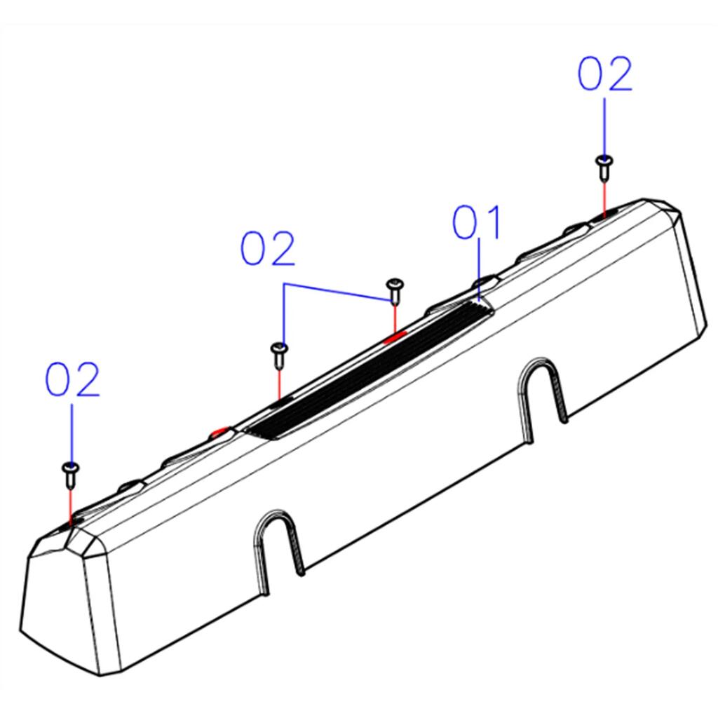 Back Foot Plastic Cover