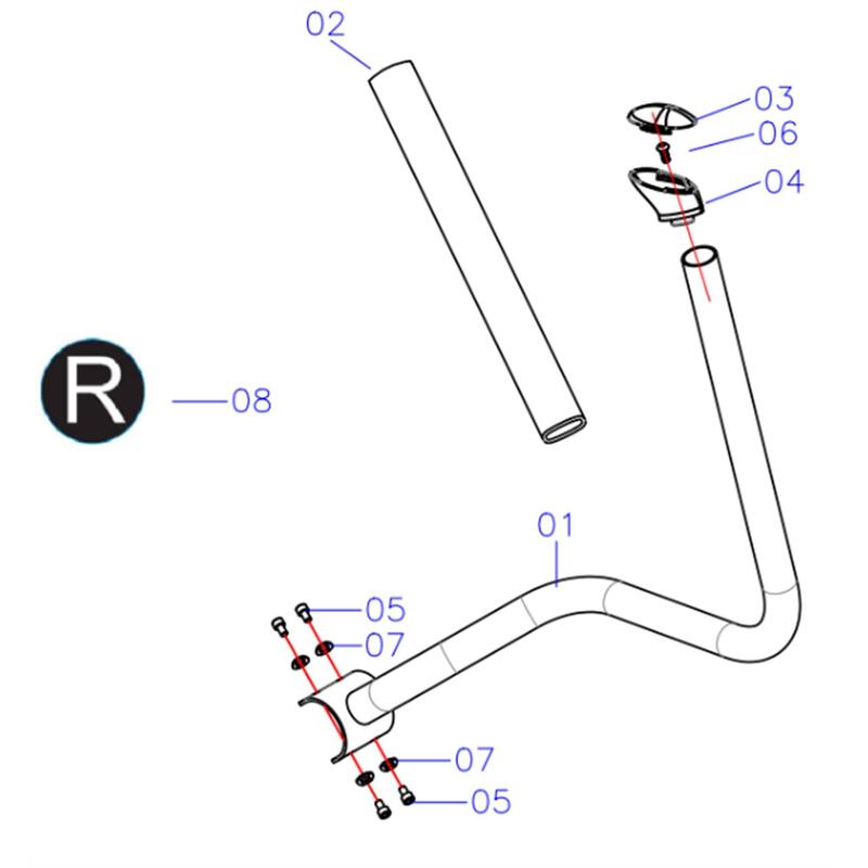 EL900 - Beweglicher Arm rechts (hoch)