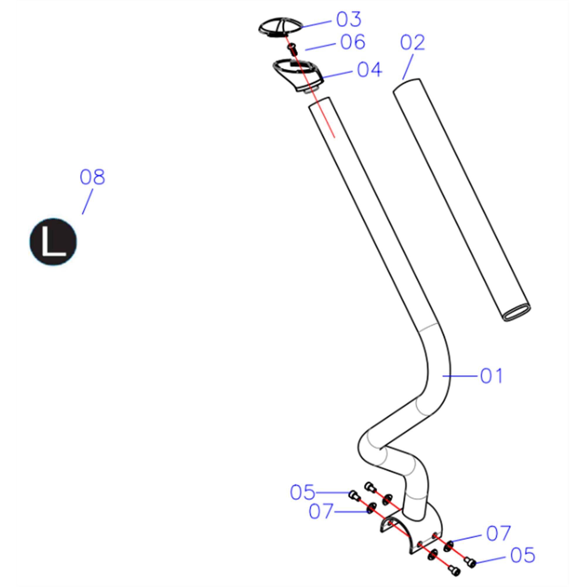 Left Upper Moving Arm  -  2