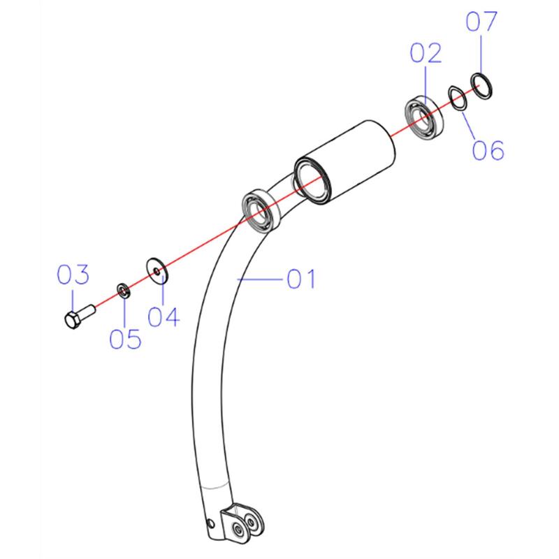 EL900 - Beweglicher Arm links (tief)