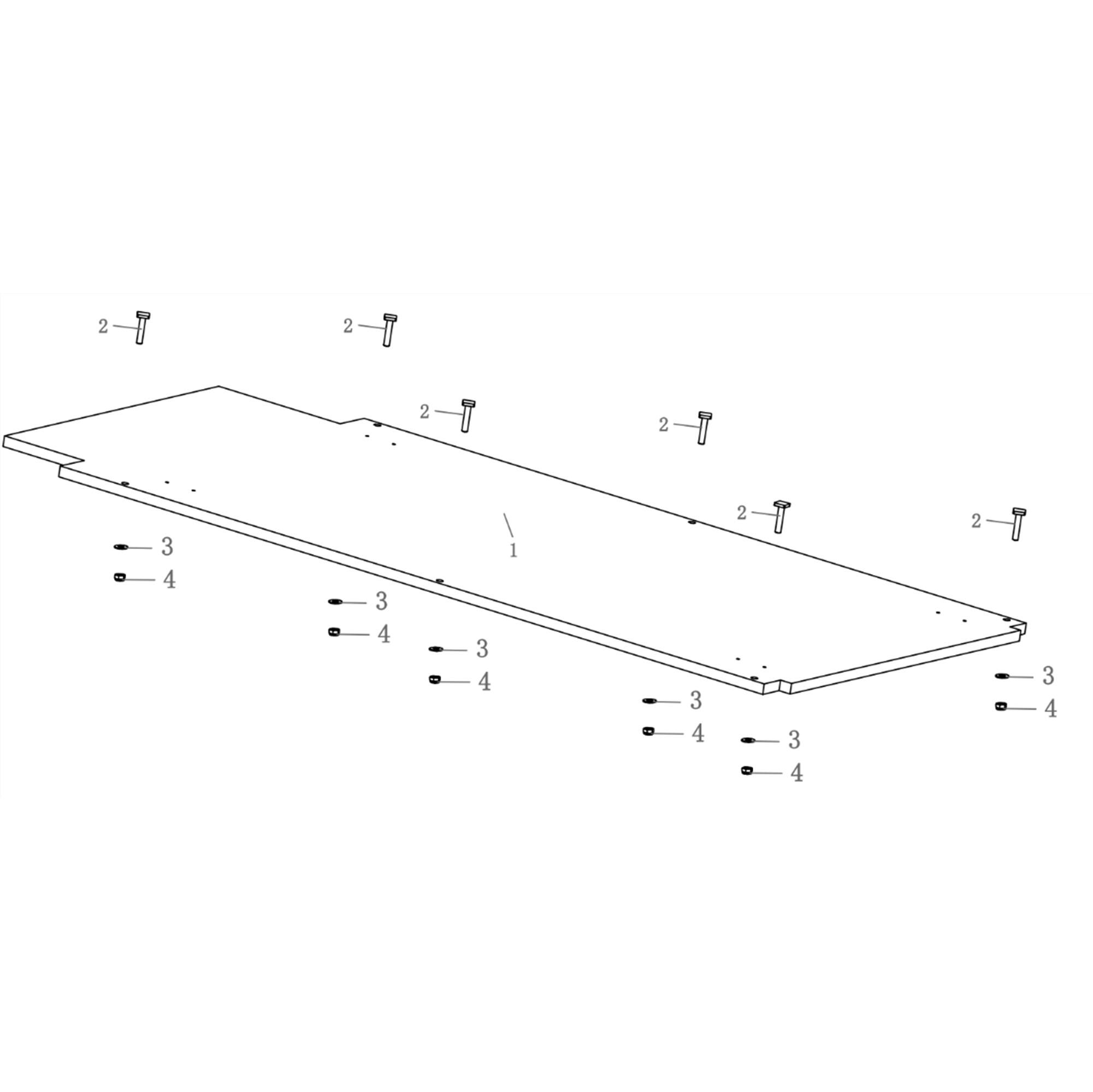 Loopplank W100 2/3