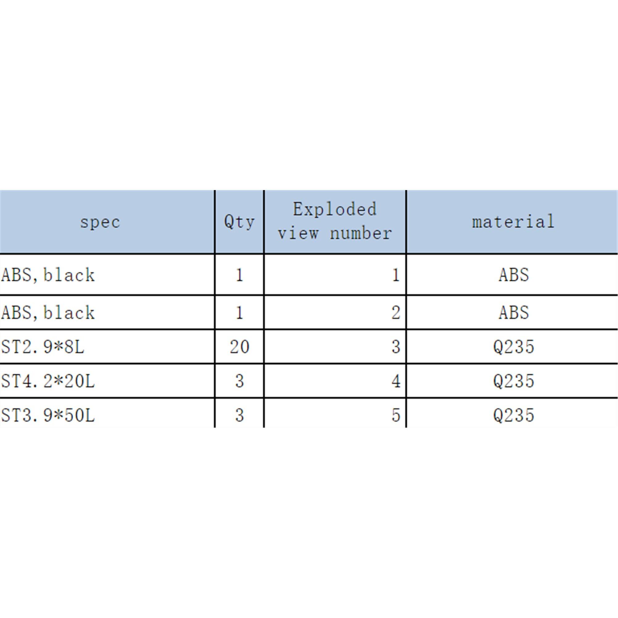Afdekkap links FRO 500 4/5