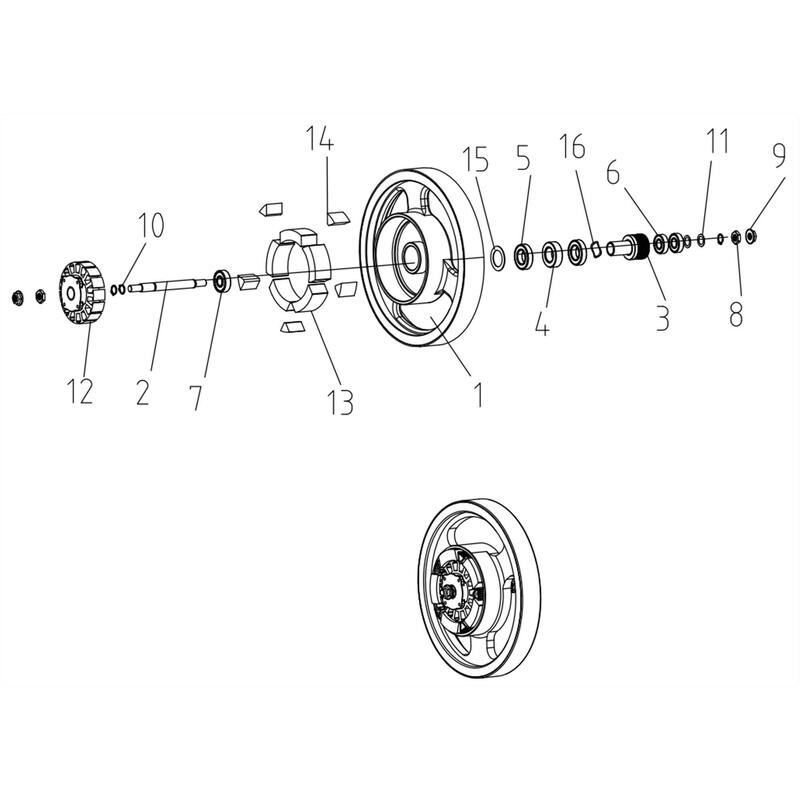 FEB 500 ROUE INERTIE .