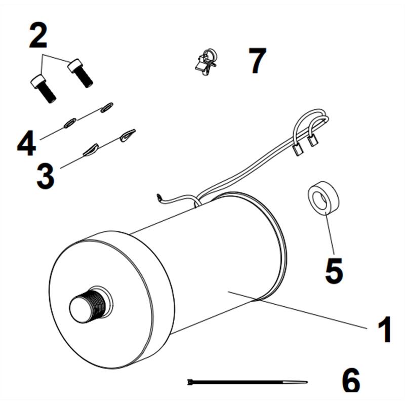 Motor Cinta de Correr Domyos T900A, T900B y T900C