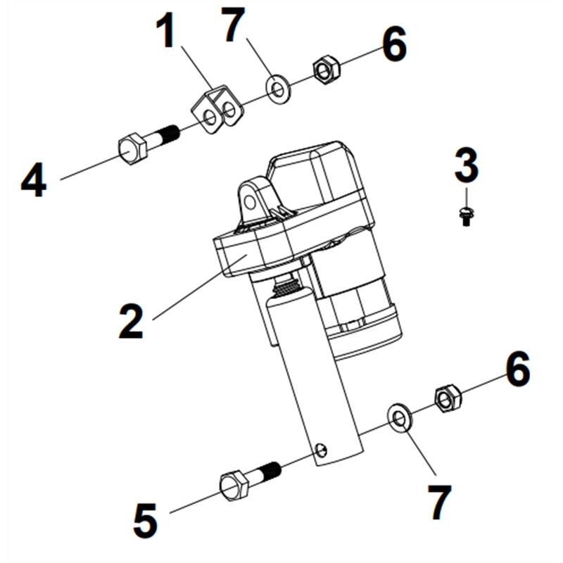 Motor de înclinare bandă de alergat