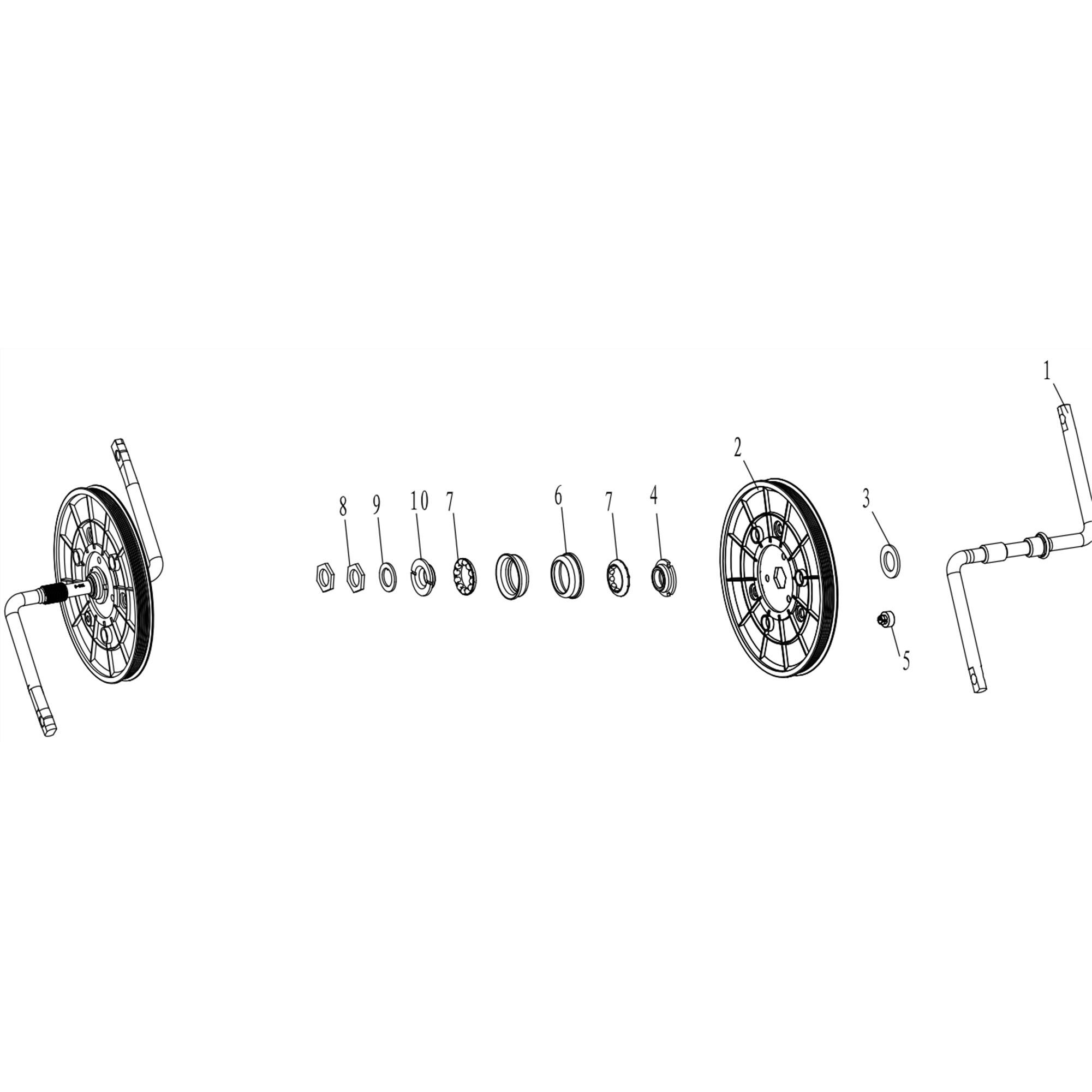 MONOBLOC CRANKSET AXLE