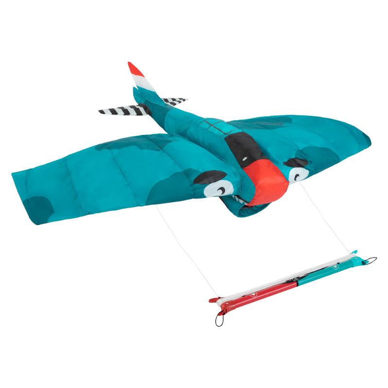 Aquilone bambino 3D PLANE 180 pilotabile con barra 