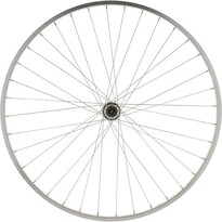 Колесо для гибридного велосипеда заднее 28 дюймов серебристое Riverside