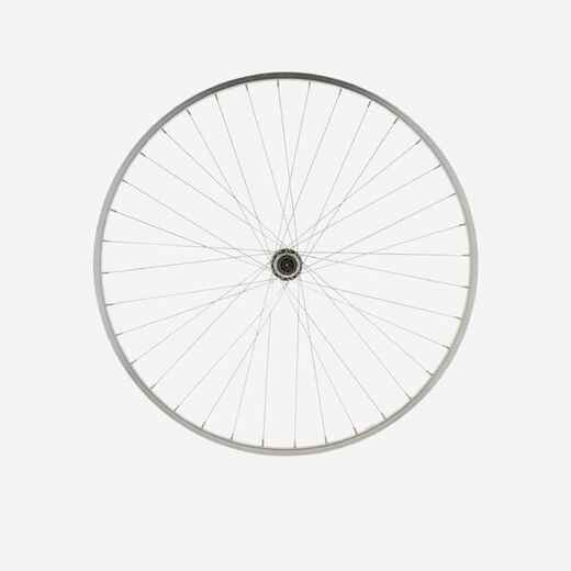 
      ROUE VTC 28"/ Arrière/ Simple Paroie/ Roue Libre/ V-Brake/ Vis/ Argent
  