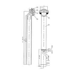 27.2 x 250 mm Aluminium Seat Post