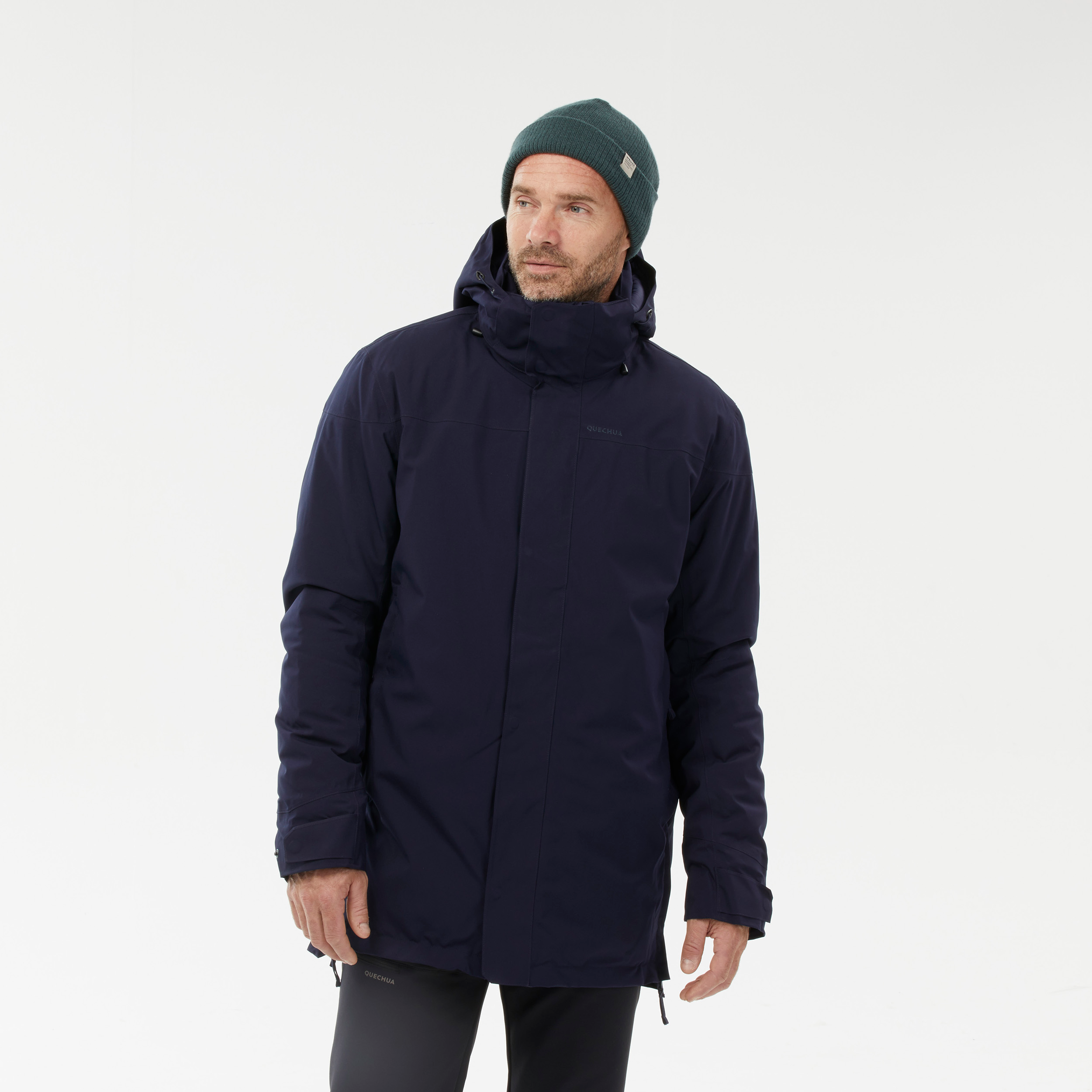 Parka de randonnée -10°c imperméable homme, nh500 bleu - Randonnée - Trek - Quechua- Clubs - Entreprises - Collectivités - Associations