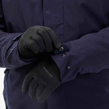 Vyriška ilga neperšlampama žiemos žygių striukė „SH500“, iki -10 °C 