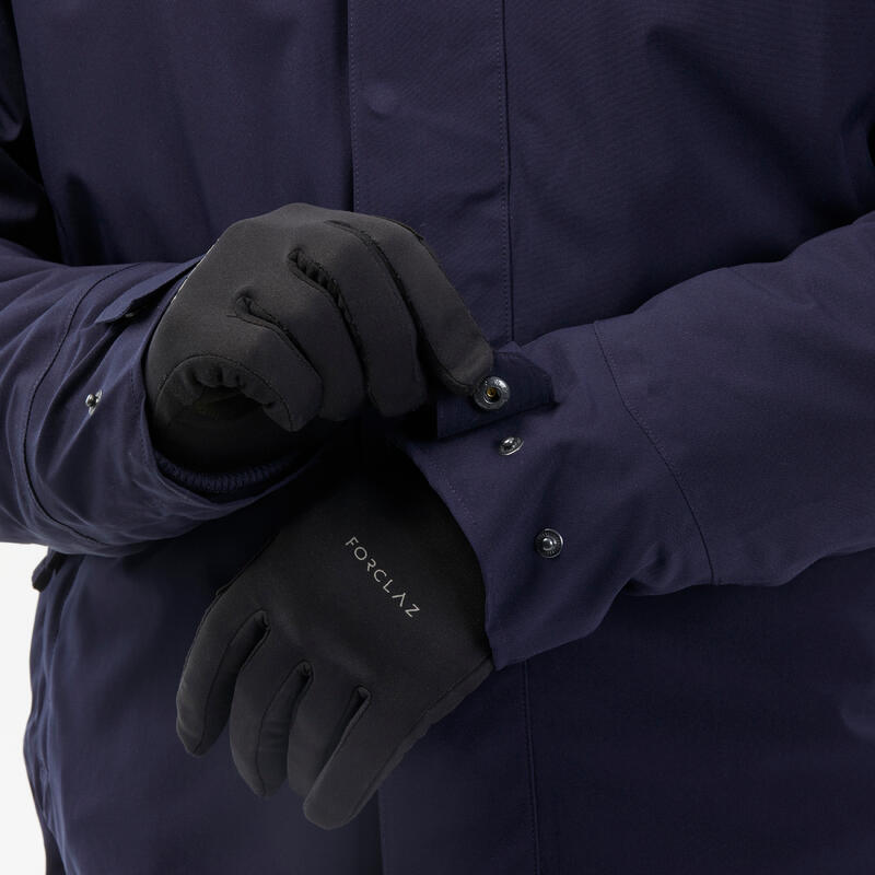 Geacă Parka Iarnă Impermeabilă Drumeție pe zăpadă NH500 -10°C Albastru Bărbați