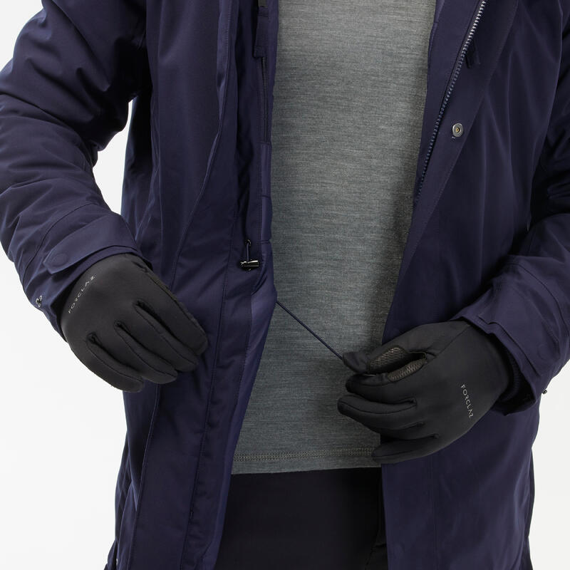 Erkek Outdoor Su Geçirmez Kar Montu/Kışlık Mont - Mavi - NH500 -10 °C