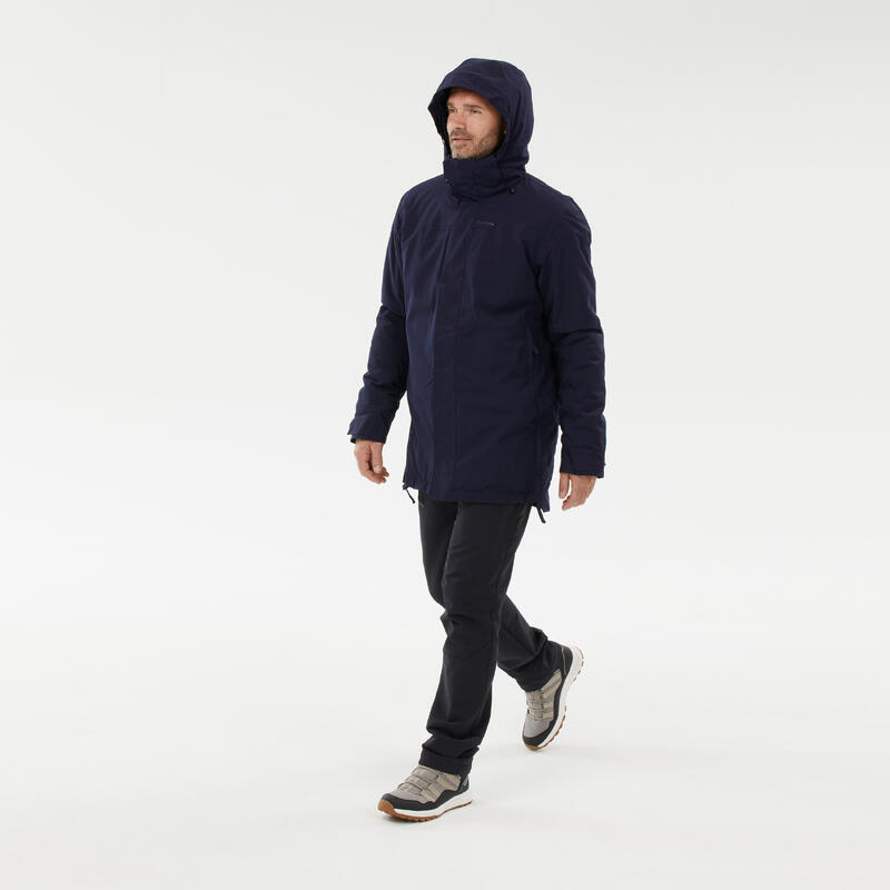 Erkek Outdoor Su Geçirmez Kar Montu/Kışlık Mont - Mavi - NH500 -10 °C