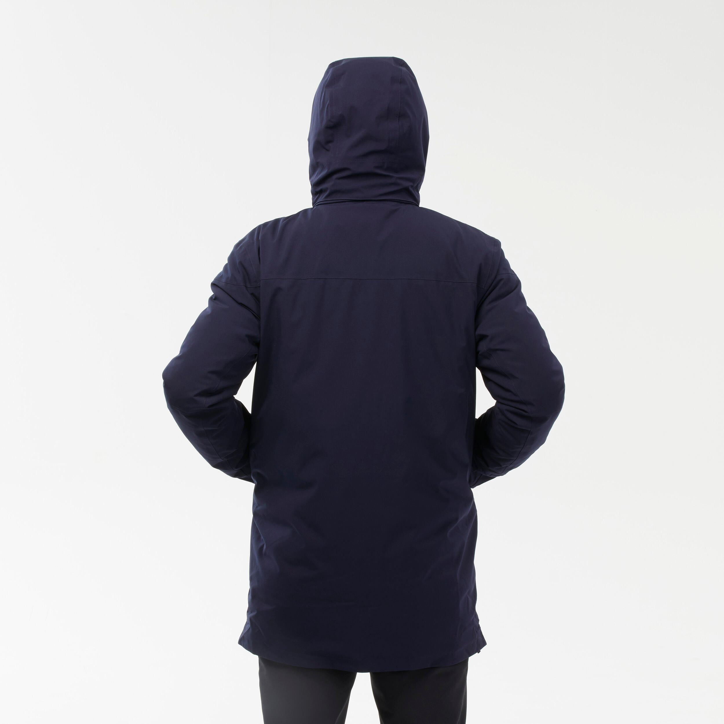 Manteau d'hiver imperméable homme – SH 500 bleu - QUECHUA