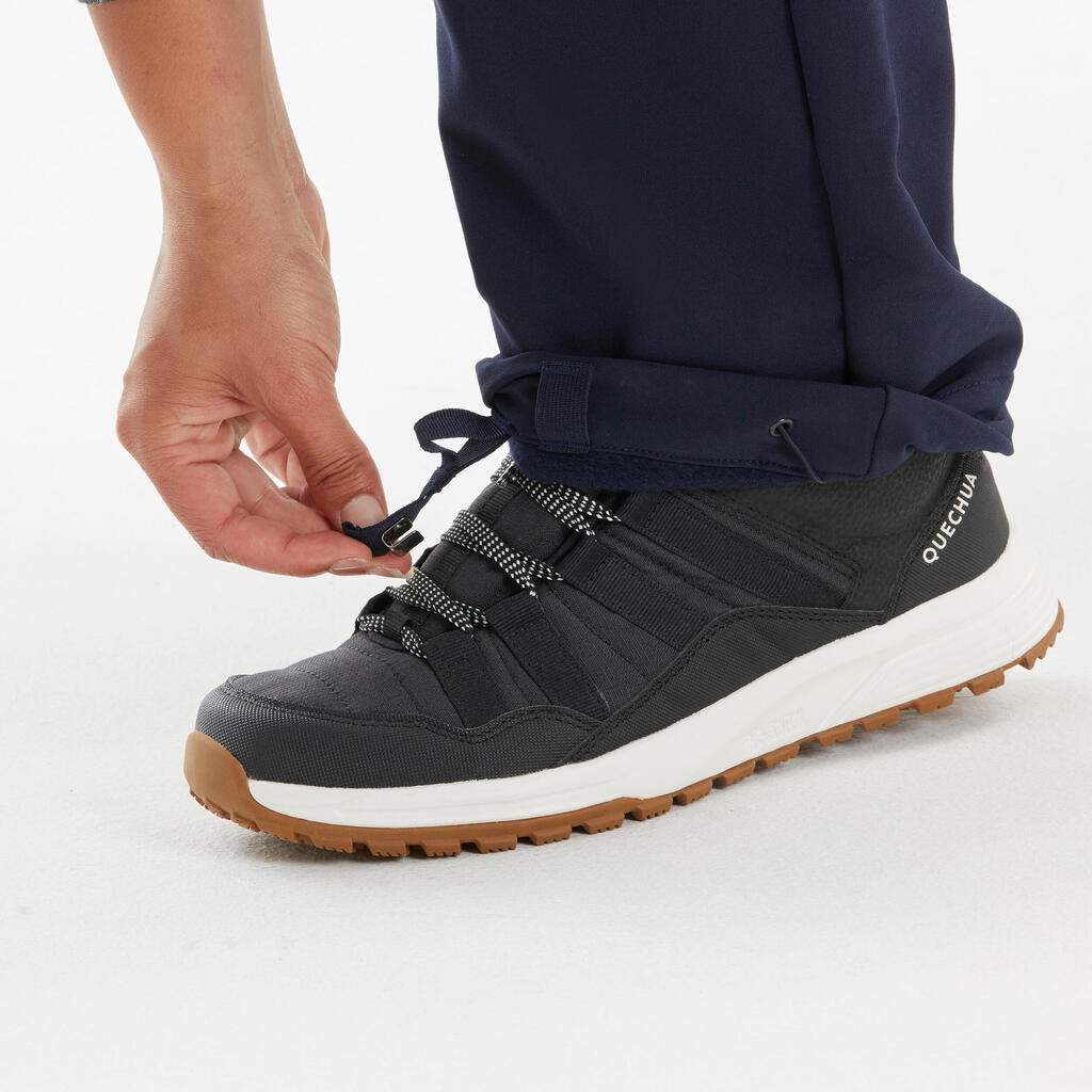 PANTALÓN CÁLIDO REPELENTE AL AGUA DE SENDERISMO NIEVE - SH500 MOUNTAIN - MUJER 