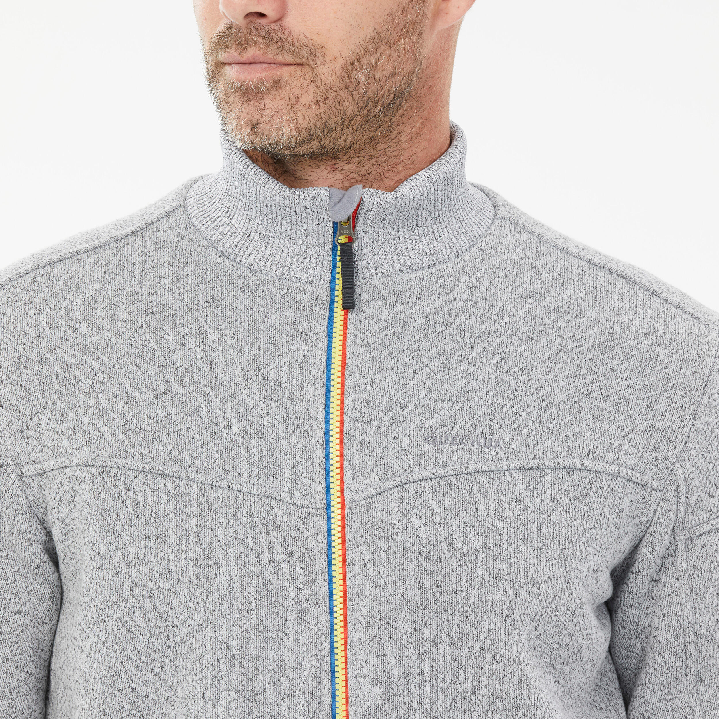 Men’s Warm Fleece Hiking Jacket - SH100 7/9