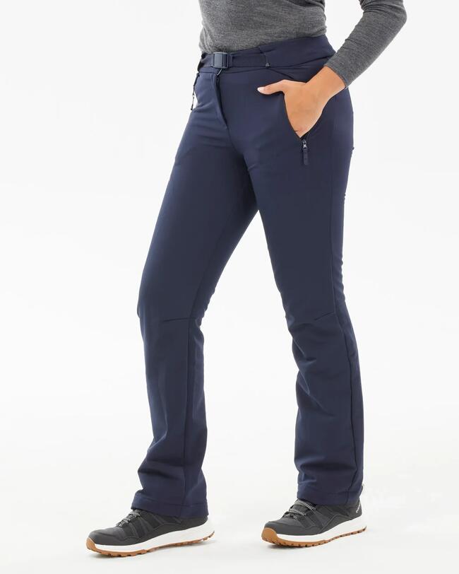 WOMEN'S WARM WATER-REPELLENT SNOW HIKING TROUSERS - SH500 MOUNTAIN