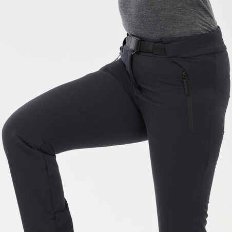 Pantalón de montaña y nieve perlante Mujer Quechua SH500 X-Warm Strech