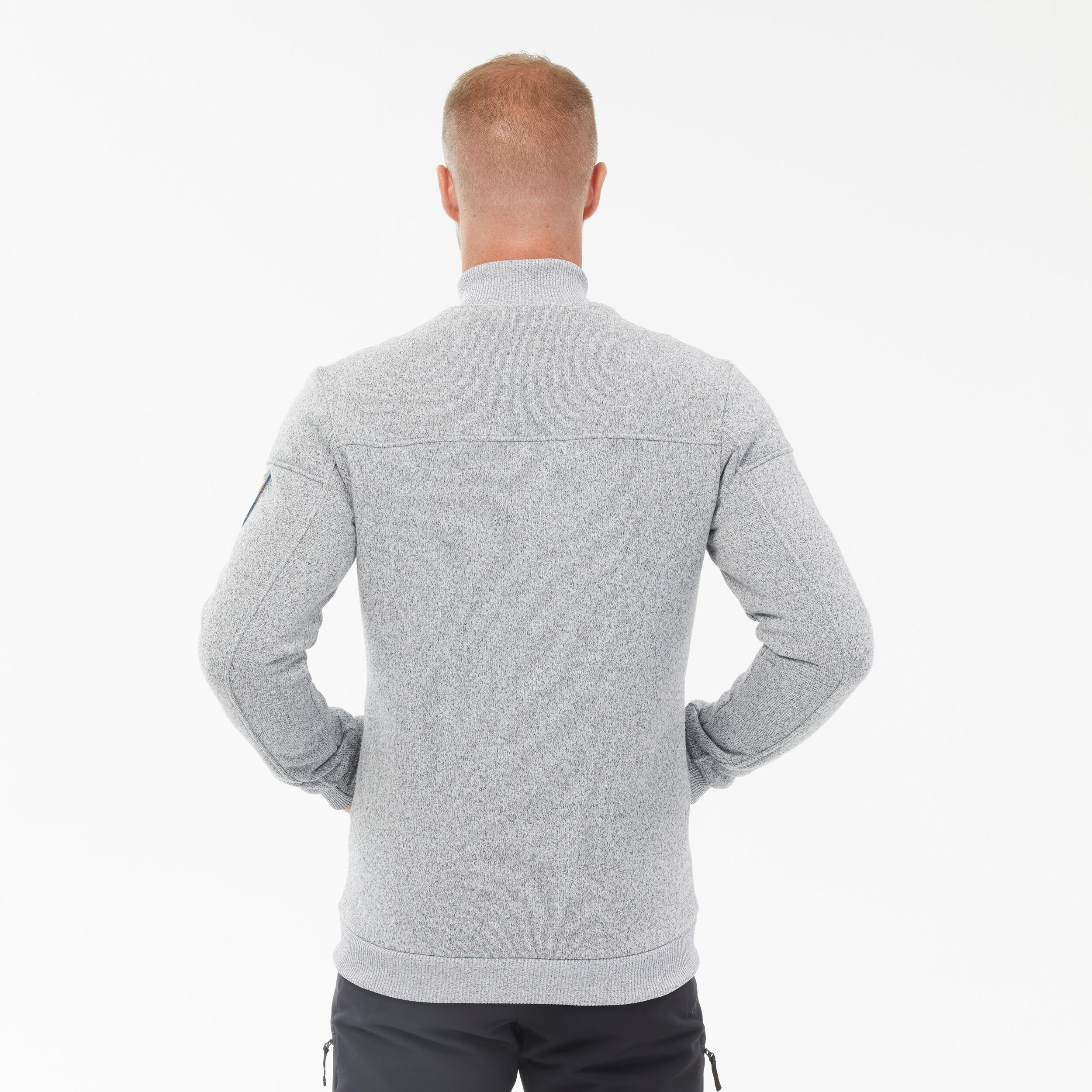 Men’s Warm Fleece Hiking Jacket - SH100 4/9