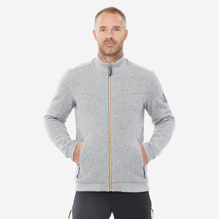 Polaire chaude de randonnée homme, NH100 vert