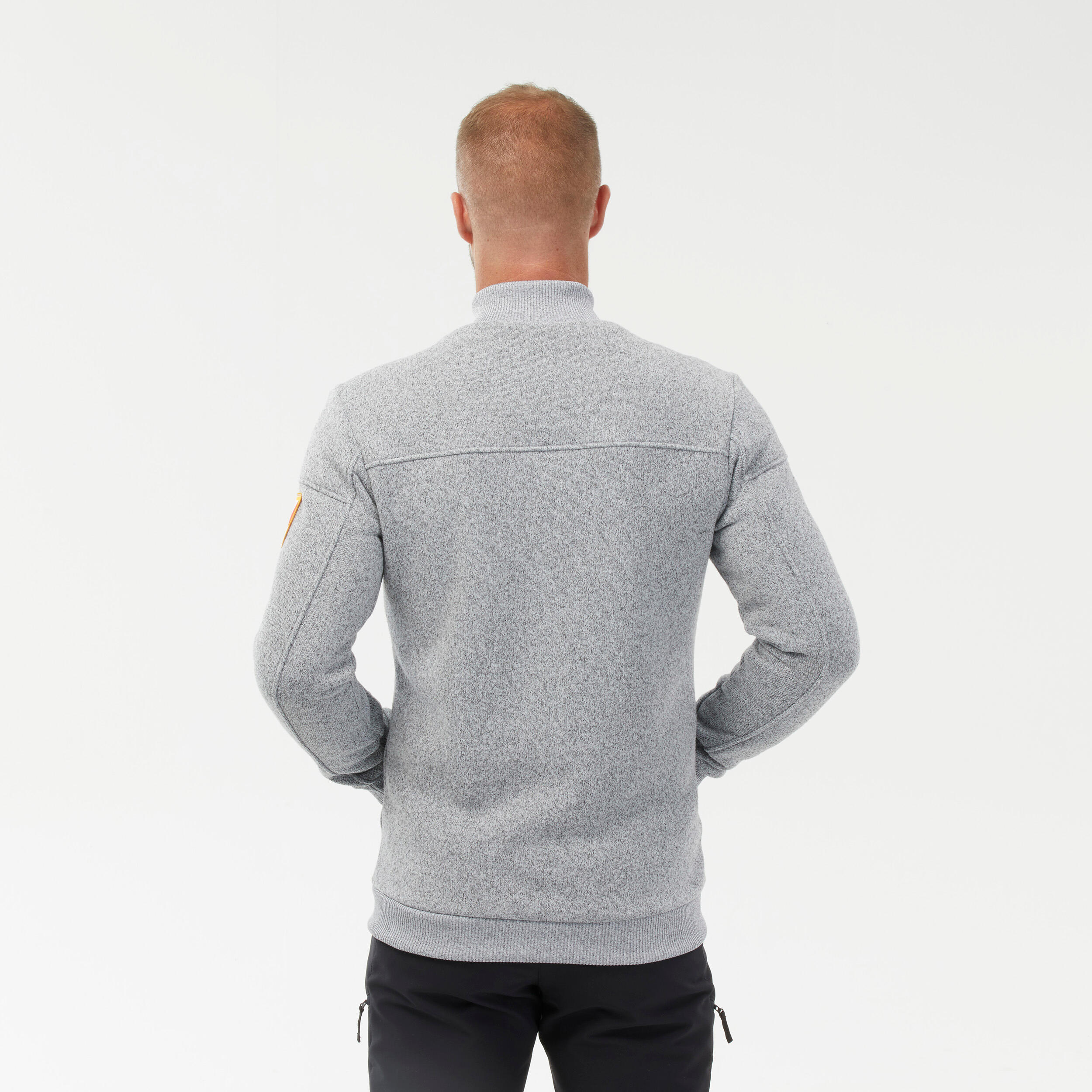 Men’s Warm Fleece Hiking Jacket - SH100 5/9