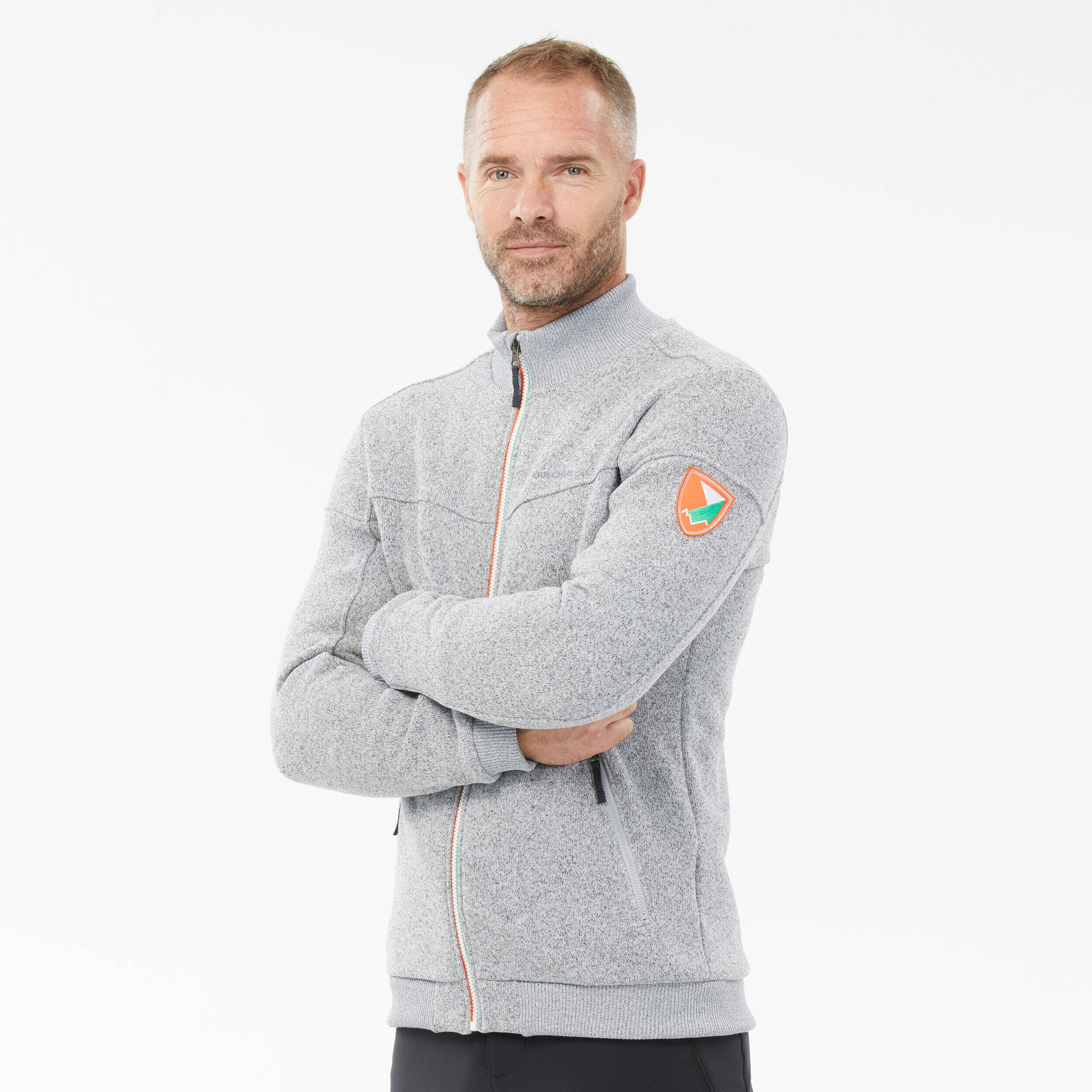 Men Sweater Jacket Extra Warm - SH100 INDIA -  1