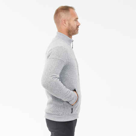 Vyriškas šiltas flisinis žygių džemperis „SH100“