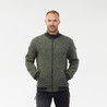 Men Sweater Jacket Extra Warm - SH100 Khaki