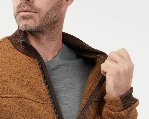 Warme Fleece-Wanderjacke Herren - SH100