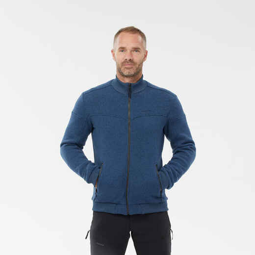 
      Vyriškas šiltas fliso žygių džemperis „SH100“, mėlynas
  