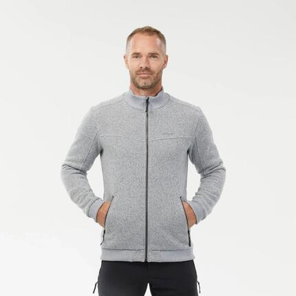 Polaire chaude de randonnée homme, NH100 vert