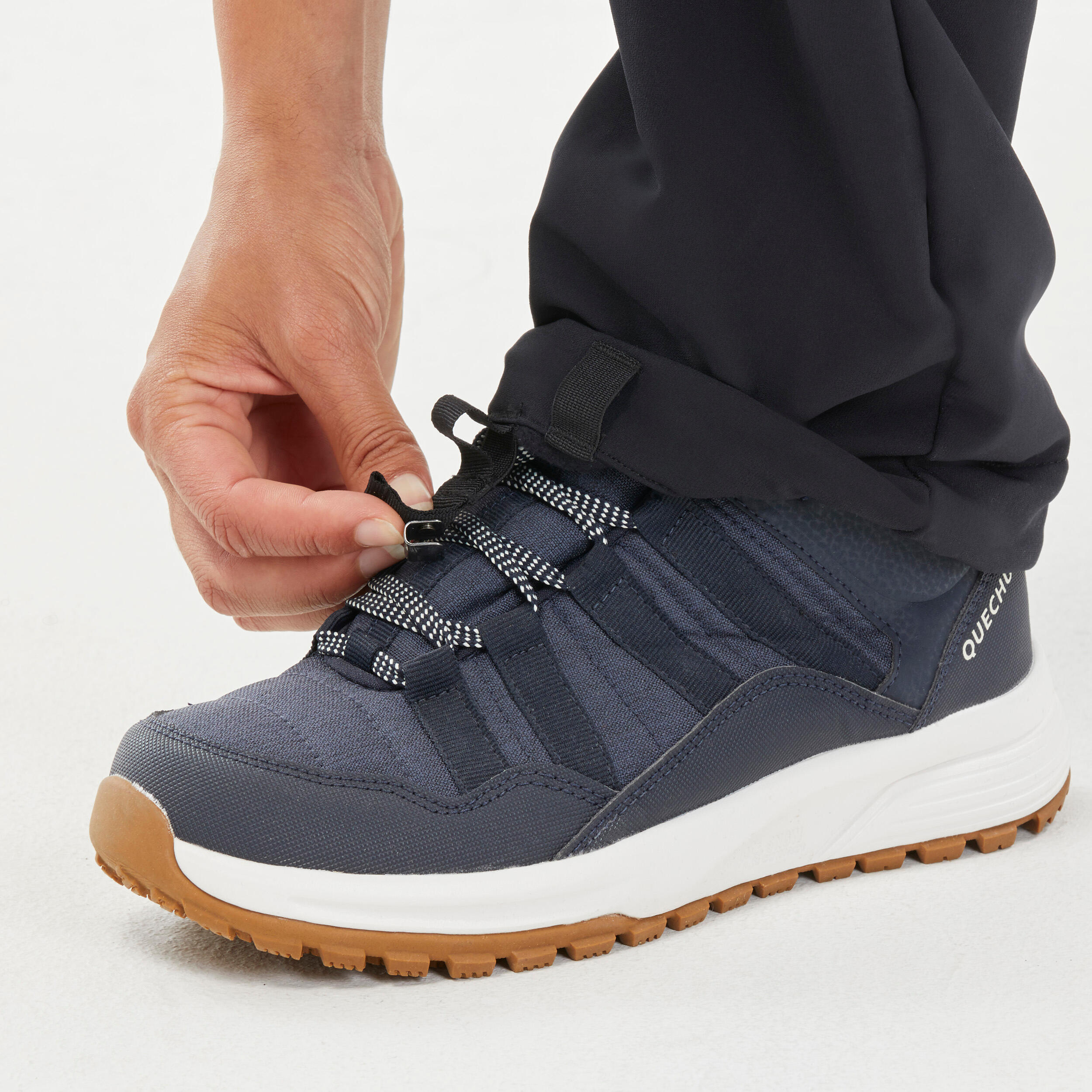 Women’s Water-Repellent Hiking Pants - SH 500 Blue - QUECHUA
